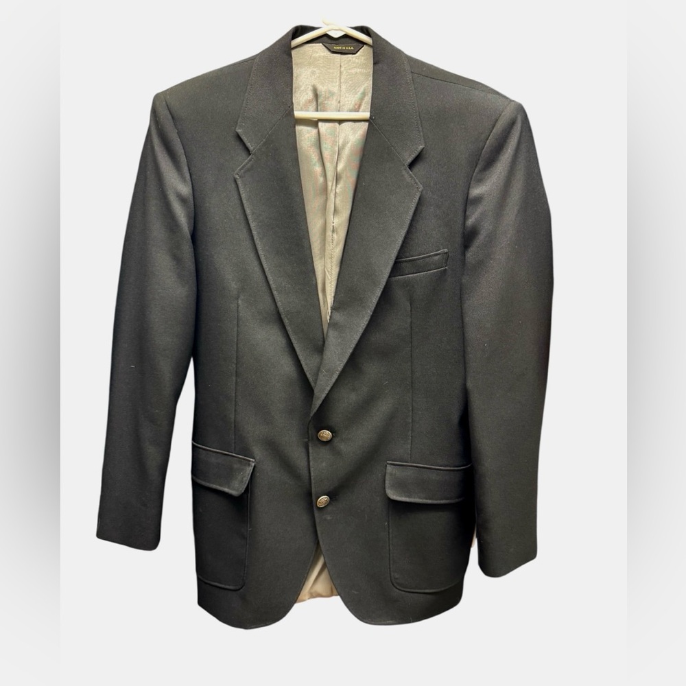 Edgeworth black Men's Blazer jacket 44" chest